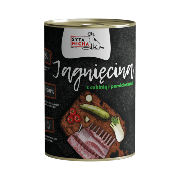 Jagniecina z cukinia i pomidorami 400g