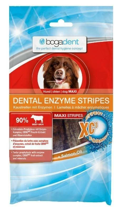 bogadent dental enzyme stripes maxi przysmak p osadom 100g b