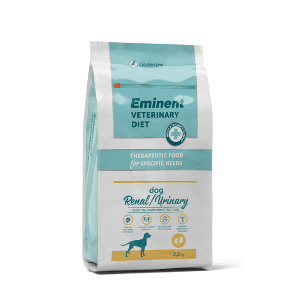 Eminent Veterinary Diet Dog Renal/Urinary 2,5kg karma dla psów - nerki