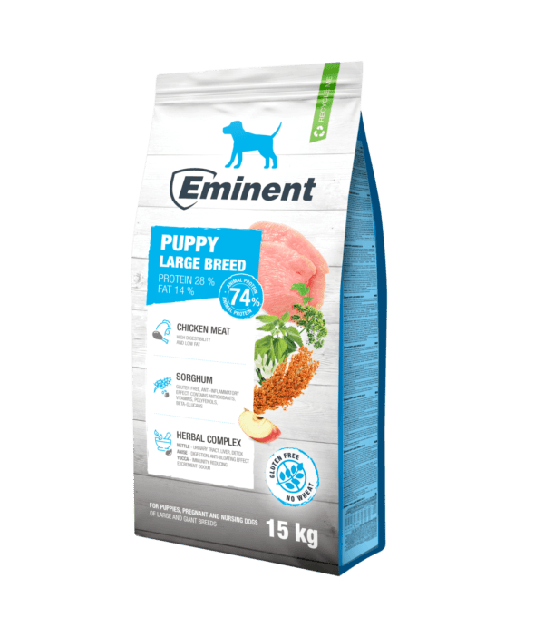 Eminent Puppy LARGE Breed 28/14 15kg (ulepszona receptura)