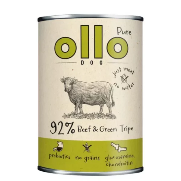 Ollo Pure Digest Wołowina I Zielone Żwacze 400g